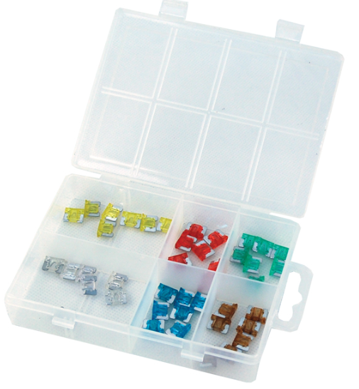 100 Piece Mini Fuse Kit Low Profile 577.AMFLP100-KT