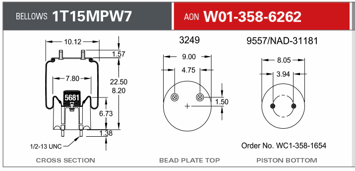 6262 Air Bag 566.ER6262