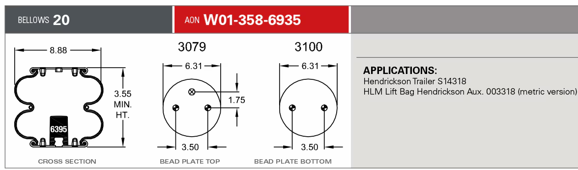 6935 Air Bag 566.ER6935