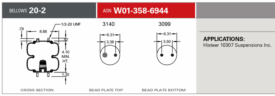 6944 Air Bag 566.ER6944