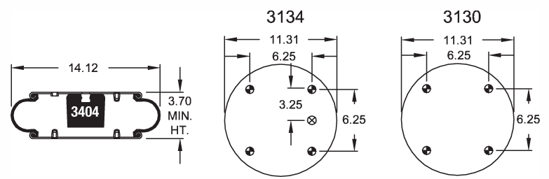 7105 Air Bag ABSP1B34A-7105