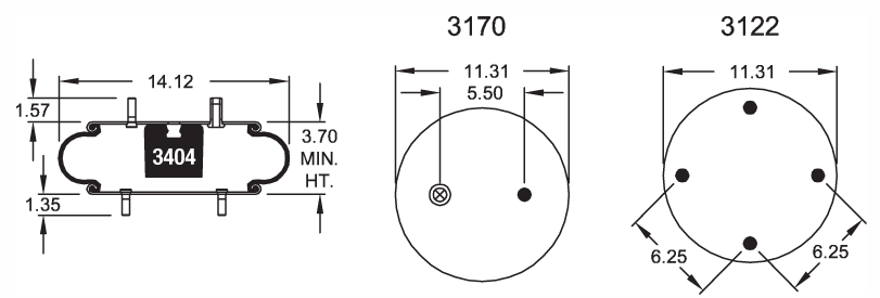 7117 Air Bag ABSP1B34A-7117