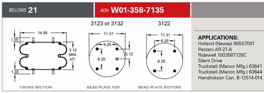 7135 Air Bag 566.ER7135