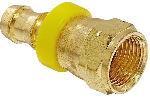 Female JIC Swivel Push Lock Fitting 3/4 Barb X 3/4 JIC 738-1212 177.8631212