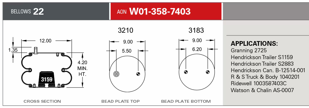 7403 Air Bag 566.ER7403