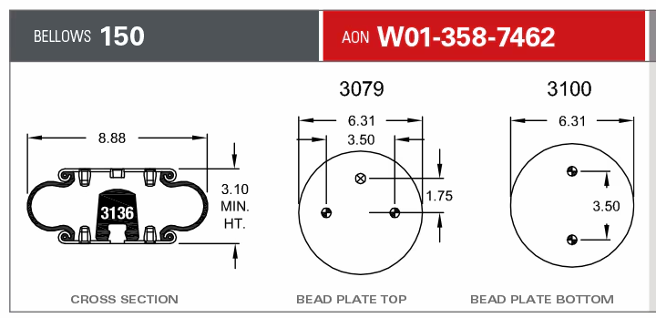 7462 Air Bag 566.ER7462