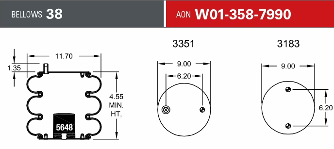 7990 Air Bag ABSP3B22R-7990