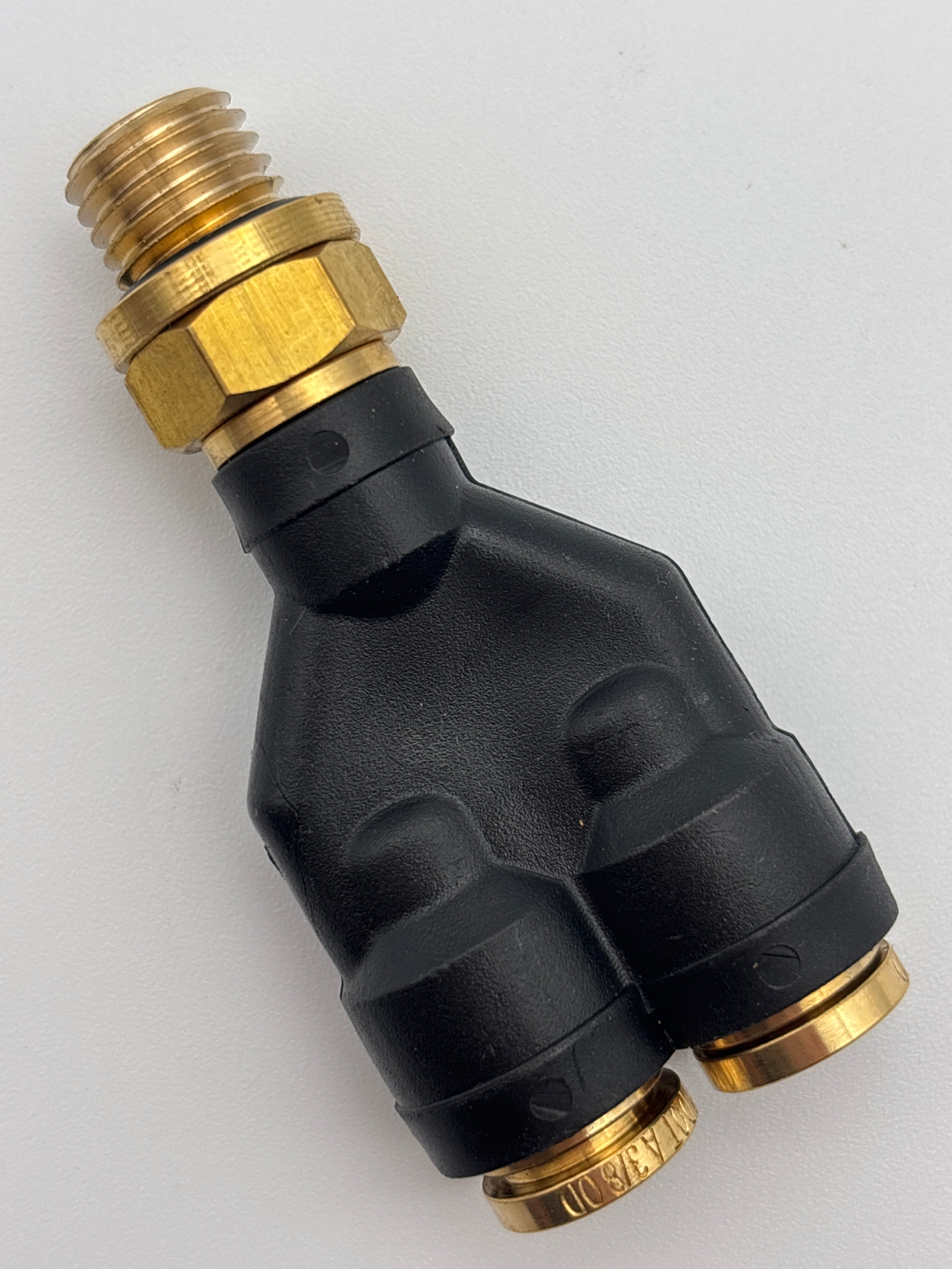 Male Branch Y 3/8 Tube X M12X1.5 177.12C616M12