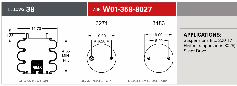 8027 Air Bag 566.ER8027