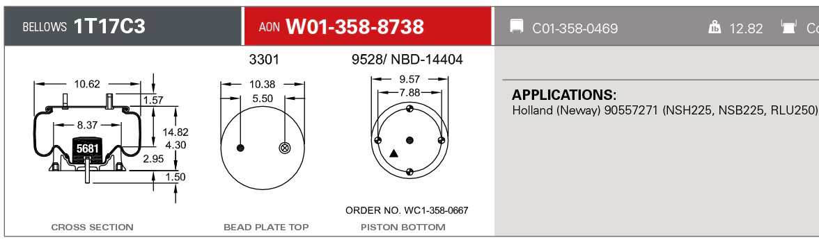 8738 Air Bag 566.ER8738