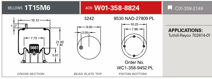 8824 Air Bag 566.ER8824