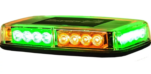 Amber/Green LED Mini Light Bar 8891049