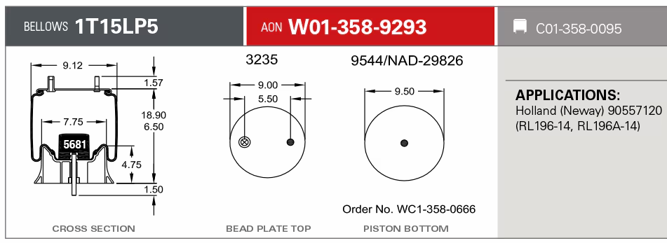 9293 Air Bag 566.ER9293