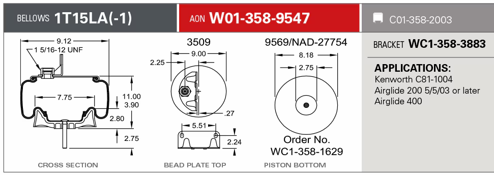 9547 Air Bag 566.ER9547