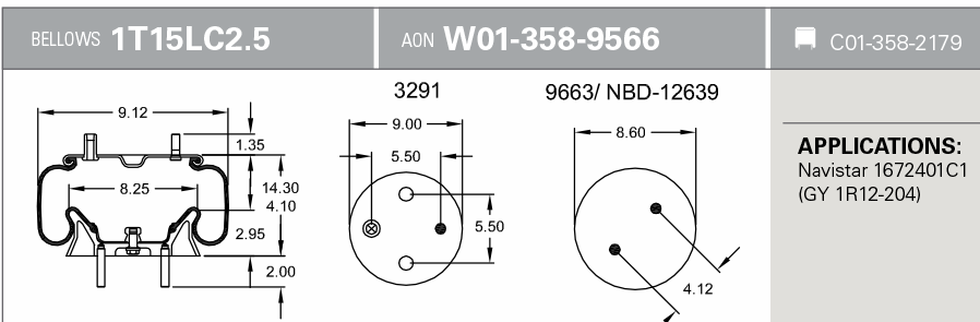 9566 Air Bag AB1DK20D-9566
