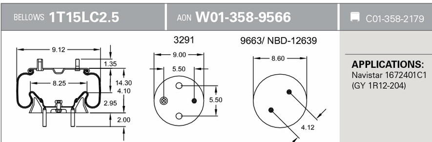 9566 Air Bag AB1DK20D-9566