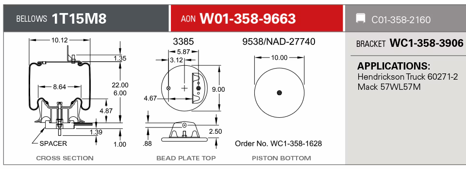 9663 Air Bag 566.ER9663