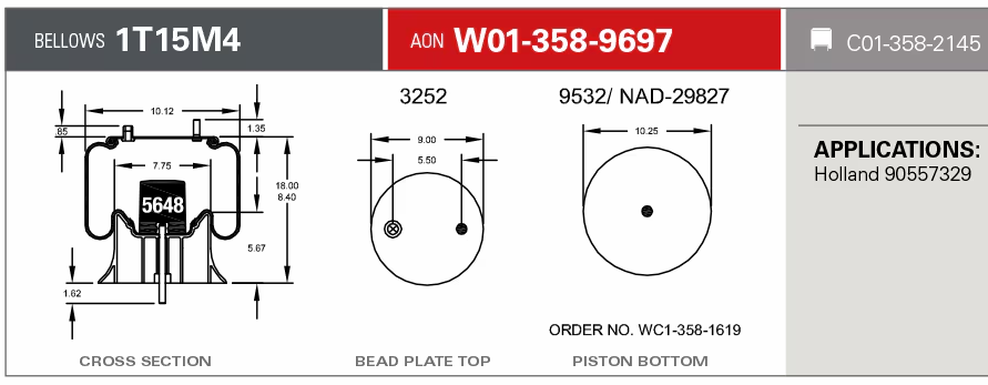 9697 Air Bag 566.ER9697