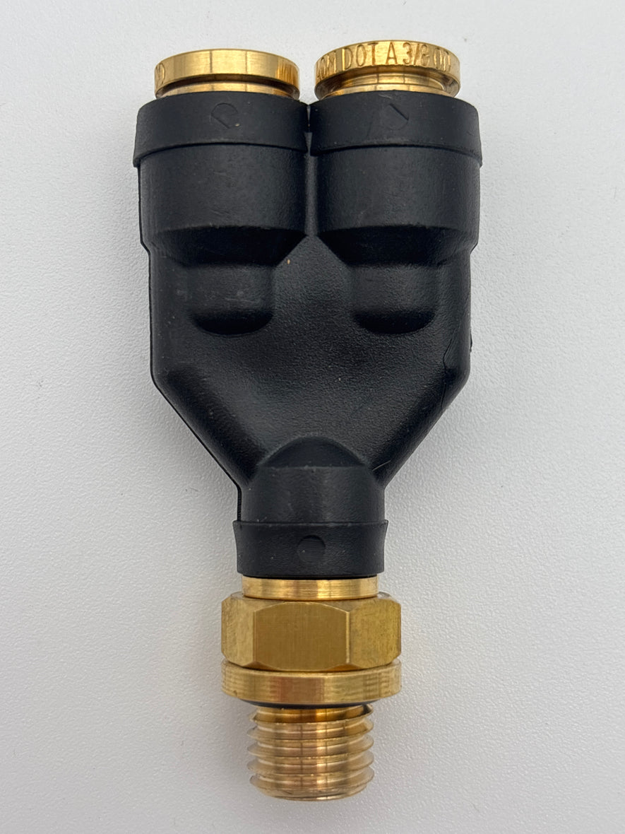 Male Branch Y 3/8 Tube X M12X1.5 177.12C616M12