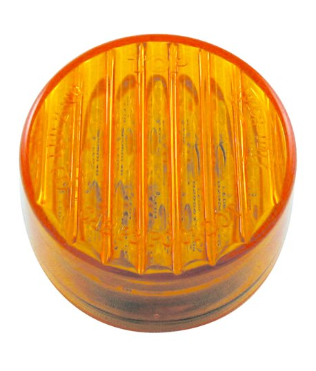 Amber LED 2" Round Marker Lamp 9 Diode LED2000-9A