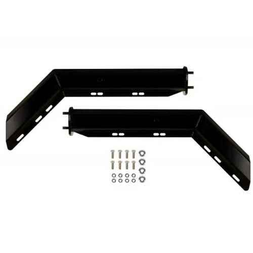 Mud Flap Brackets Spring Loaded Angled 2.5" Spacing CM245B