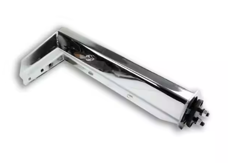 Mud Flap Bracket Kit Spring Loaded Angled Chrome 1-1/8" Spacing CM3045