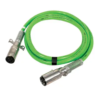 Power Cord 7 Way ABS Straight 15' EL27458