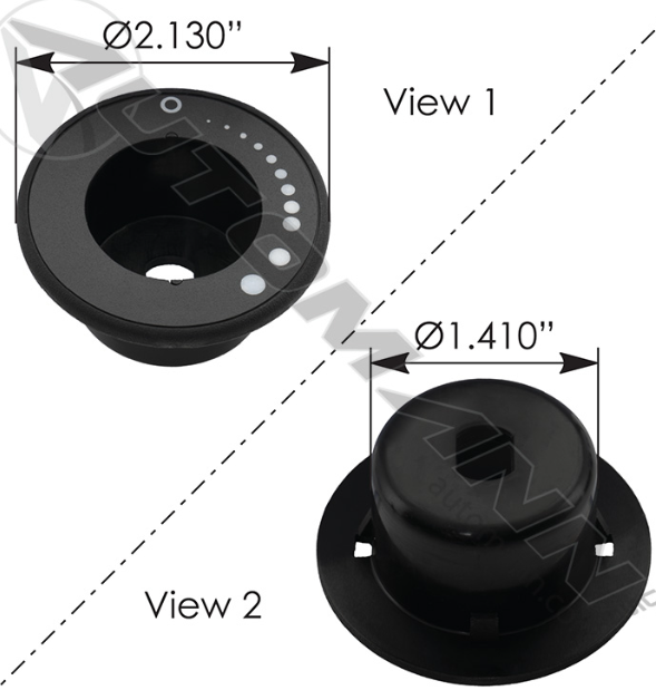 Paccar Wiper Switch Bezel HLK7082
