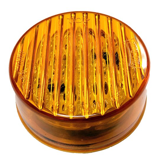 Amber LED 2.5" Marker Lamp 12 Diode LED2500-12A