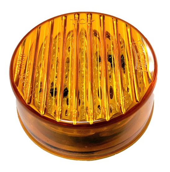 2.5" LED Round Marker Lamp 13 Diode Amber LED2500-12A