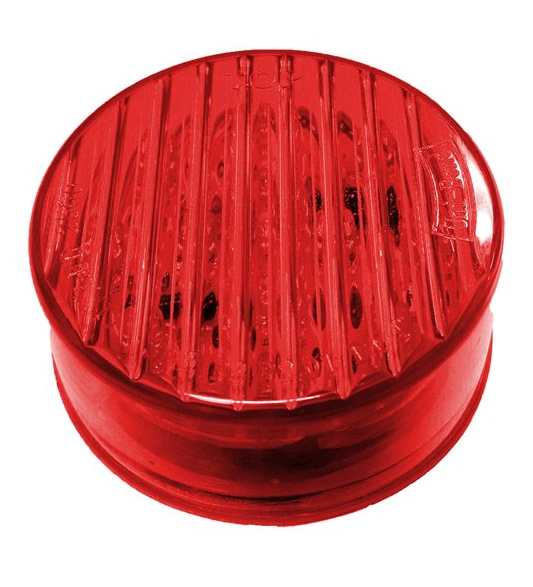 2.5" LED Round Marker Lamp 13 Diode Red LED2500-12R