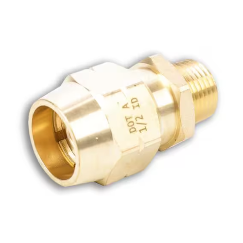 Male Hose Connector 1/2 Hose ID X 1/2 NPT 107-8 RB68-8-8