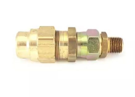 Male Hose Connector 3/8" Hose ID x 3/8 NPT Swivel RB68SW-6-6