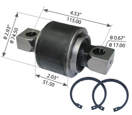 Freightliner Torque Rod Bushing TRB24816