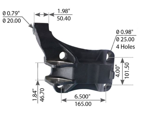 Freightliner RH U-Bolt Bottom Plate WA12-2327