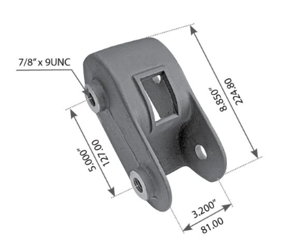 Hendrickson Shackle E4 HE14A
