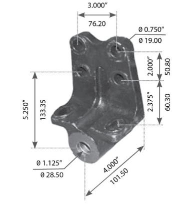 Volvo Hanger Front Of Rear WA12-2503