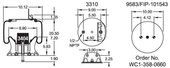 9966 Air Bag AB1DK23P-9966