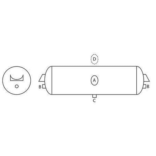 Air Tank 9.5 X 22.75 HT9577 172.2001QH
