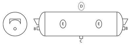 Air Tank 8 X 29 HT8047 172.2000D