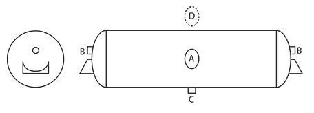 Air Tank 8 X 29.75 HT8015 172.2000BH