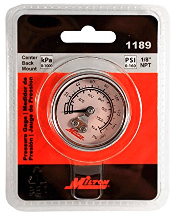 Milton Pressure Gauge 0-160 PSI 1189