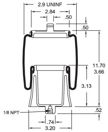 7059 Air Bag ABSZ70-7059