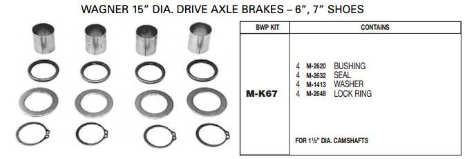 Camshaft Repair Kit E-3354 M-K67