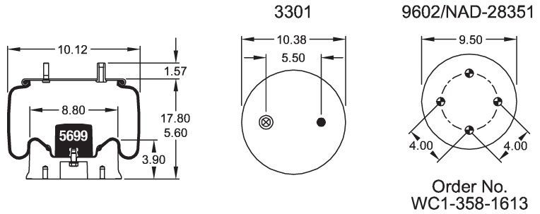 8752 Air Bag AB1DK25B-8752