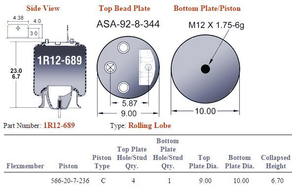 9875 Air Bag AB1DF23I-P1067