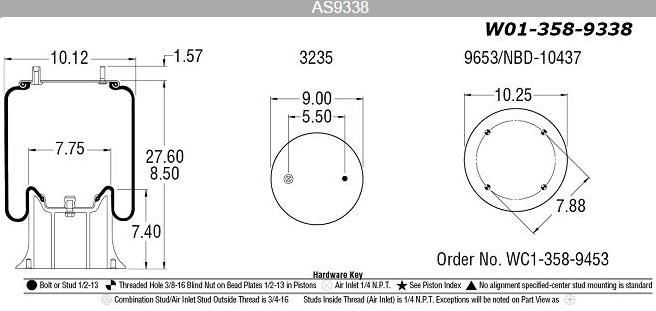 9338 Air Bag AB1DK23N-9338