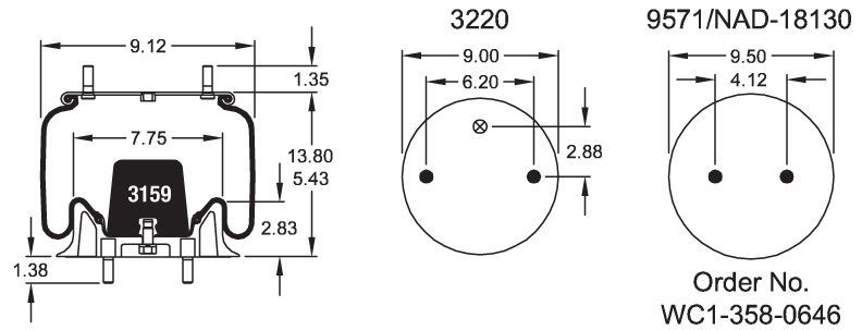 9376 Air Bag AB1DK20D-9376