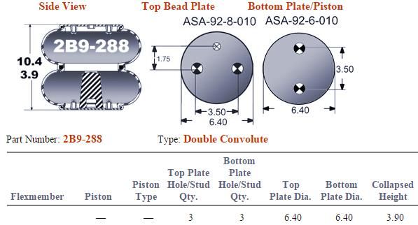 6926 Air Bag ABSP2B12R-6926