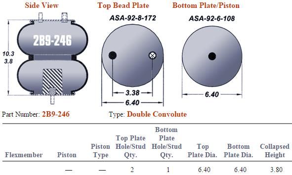 6932 Air Bag ABSP2B12R-6932